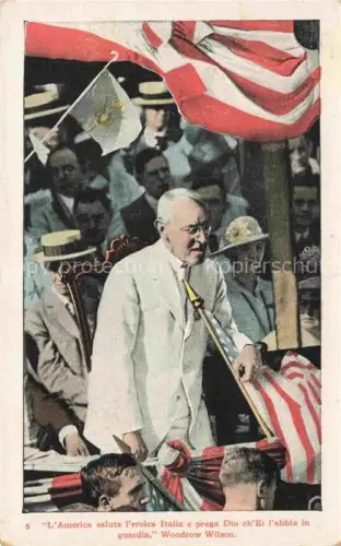 AK / Ansichtskarte USA United States of America Woodrow Wilson