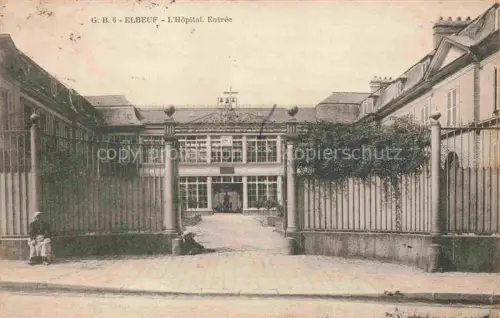 AK / Ansichtskarte Elbeuf Rouen 76 Seine-Maritime Hopital Entree