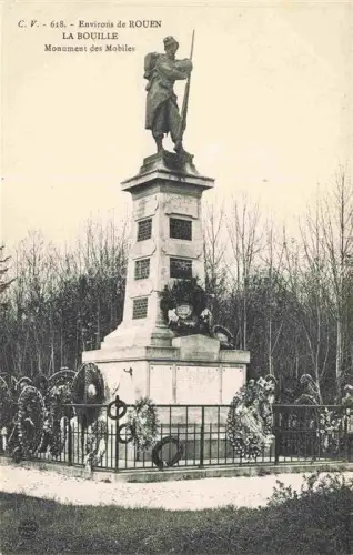 AK / Ansichtskarte La Bouille ROUEN 76 Seine-Maritime Monument des Mobiles