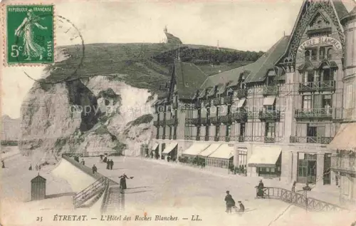 AK / Ansichtskarte ETRETAT LE HAVRE 76 Seine-Maritime Hotel des Roches Blanches