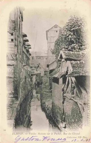 AK / Ansichtskarte Elbeuf Rouen 76 Seine-Maritime Vieilles Maisons sur le Puchot Rue du Glayeul