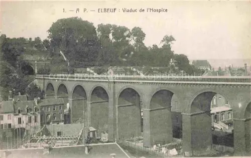 AK / Ansichtskarte Elbeuf Rouen 76 Seine-Maritime Viaduc de l'Hospice