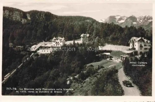 AK / Ansichtskarte Mendelpass 1363m Passo della Mendola IT La Stazione della Funicolare sulla Mendola
