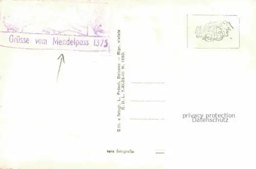 AK / Ansichtskarte Mendelpass 1363m Passo della Mendola IT La Stazione della Funicolare sulla Mendola