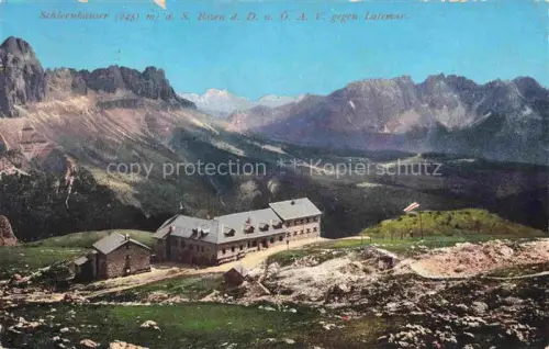 AK / Ansichtskarte Schlernhaeuser 2457m Bolzano Dolomiti IT Panorama