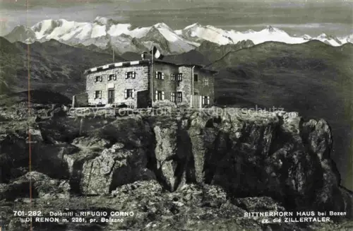 AK / Ansichtskarte Rittnerhornhaus Rifigio Corno di Renon 2261m Bolzano IT Panorama