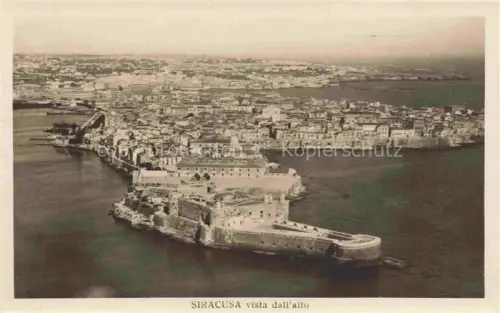 AK / Ansichtskarte SIRACUSA Syrakus Sicilia IT Fliegeraufnahme