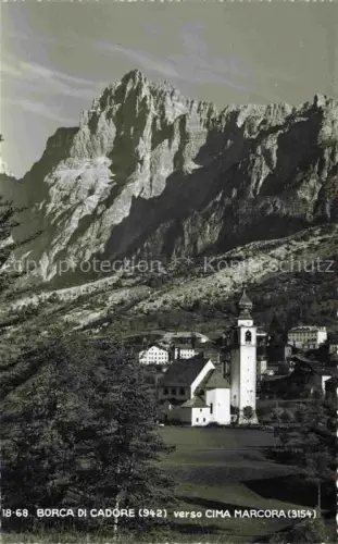 AK / Ansichtskarte Borca di Cadore Belluno Veneto IT verso Cima Marcora