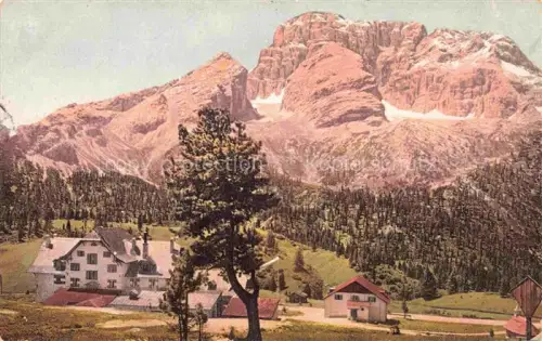 AK / Ansichtskarte Plaetzwiese Prato Piazza Dolomiti IT Hotel Duerrenstein mit Hohe Gaisl