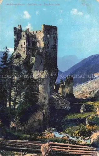 AK / Ansichtskarte Buchenstein Livinallongo Pieve di Livinallongo Veneto IT Schloss Ruine Andras
