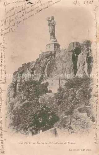 AK / Ansichtskarte LE PUY  en-Velay 43 Haute-Loire Statue de Notre Dame de France