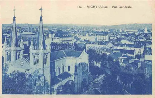 AK / Ansichtskarte VICHY 03 Allier Vue generale