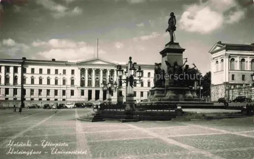 AK / Ansichtskarte HELSINKI Helsingfors Suomi Universitaet Denkmal