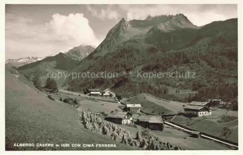 AK / Ansichtskarte Albergo Casere 1600m Ahrntal Suedtirol IT Panorama con Cima Ferrera