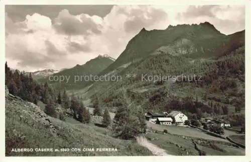 AK / Ansichtskarte Albergo Casere 1600m Ahrntal Suedtirol IT Panorama con Cima Ferrera