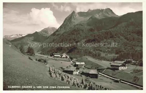AK / Ansichtskarte Albergo Casere 1600m Ahrntal Suedtirol IT Panorama con Cima Ferrera