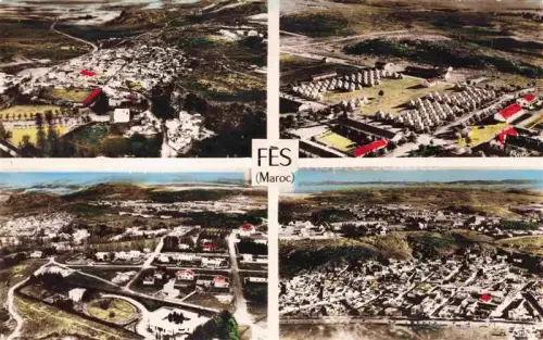 AK / Ansichtskarte Fes  Fez Maroc Vues aérienne