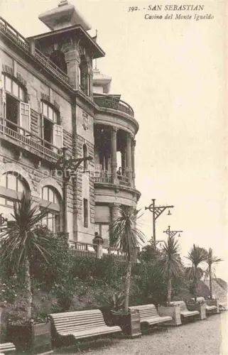 AK / Ansichtskarte SAN SEBASTIAN  DONOSTIA Saint-Sebastien Pais Vasco ES Casino del Monte Igueldo
