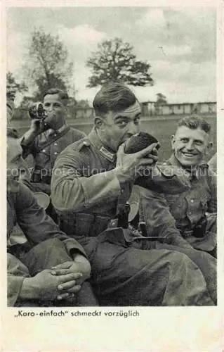 AK / Ansichtskarte Wehrmacht Militaria WK2 Karo einfach Soldaten 