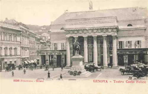 AK / Ansichtskarte GENOVA Genua Liguria IT Teatro Carlo Felice