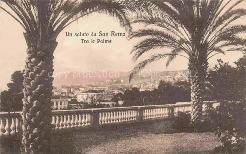 AK / Ansichtskarte San Remo SANREMO Liguria IT Tra le Palme