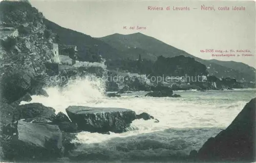 AK / Ansichtskarte Nervi GENOVA Genua Liguria IT Costa Ideala Monte del Serro