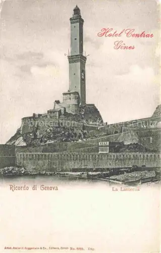 AK / Ansichtskarte Genes  GENOVA Genua Liguria IT Hotel Centrar La Lanterna