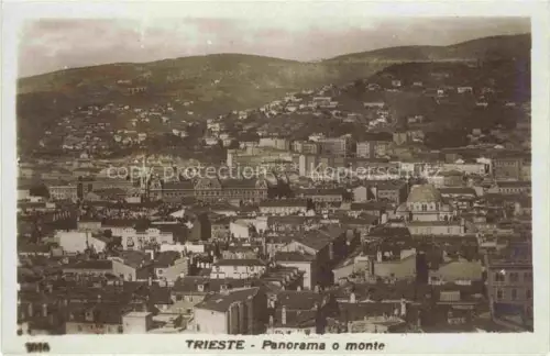 AK / Ansichtskarte TRIESTE Triest IT Panorama o monte