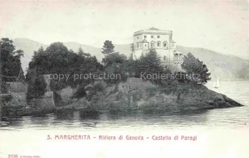 AK / Ansichtskarte San Margherita Ligure GENOVA IT Riviera di Genova Castello di Paragi