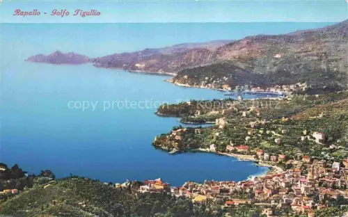 AK / Ansichtskarte RAPALLO Liguria IT Golfo Tigullio Panorama