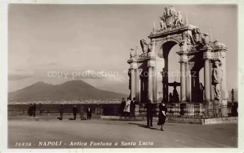 AK / Ansichtskarte NAPOLI Neapel Naples IT Antica Fontana a Santa Lucia