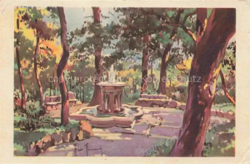 AK / Ansichtskarte Vatican VATICANO Vatican-City Giardini Vaticani Una Fontana Benedetto XV