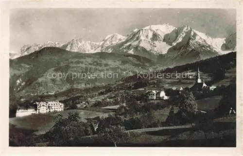 AK / Ansichtskarte Combloux Bonneville 74 Haute-Savoie Panorama Blick zum Mont Blanc