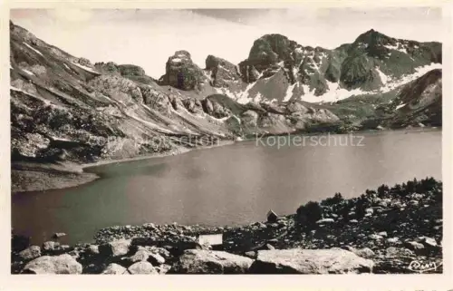 AK / Ansichtskarte Lac d Allos 2250m Castellane 04 Alpes-de-Haute-Provence Vue panoramique et les Grandes Tours
