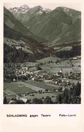 AK / Ansichtskarte Schladming Obersteiermark AT Panorama Blick gegen Tauern