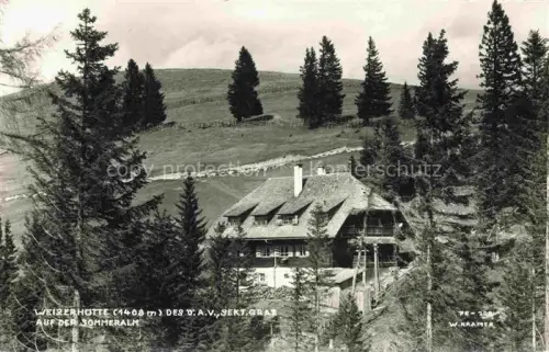 AK / Ansichtskarte St Kathrein am Offenegg Weiz Steiermark AT Weizerhuette auf der Sommeralm
