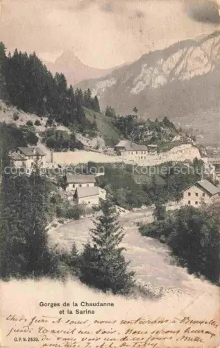 AK / Ansichtskarte La Chaudanne Morzine Thonon-les-Bains 74 Haute-Savoie Gorges de la Chaudanne et la Sarine Alpes