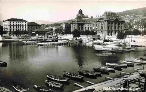 AK / Ansichtskarte Neuchatel NE Le port
