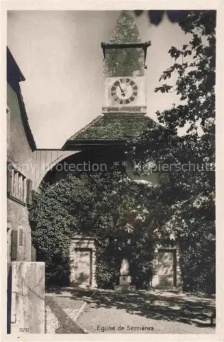 AK / Ansichtskarte Serrieres  Neuchatel NE Eglise