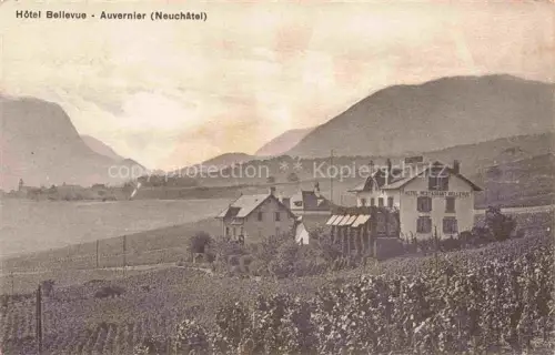 AK / Ansichtskarte Auvernier Boudry NE Hôtel Bellevue