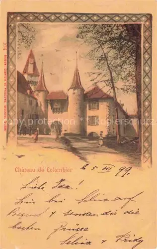 AK / Ansichtskarte Colombier  BOUDRY NE Château