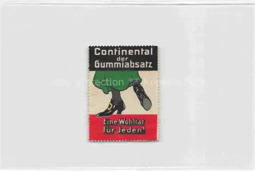 AK / Ansichtskarte Continental Pneumatic Gummiabsetze Schuhe 