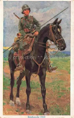 AK / Ansichtskarte Militaria Kavallerie Reichswehr 