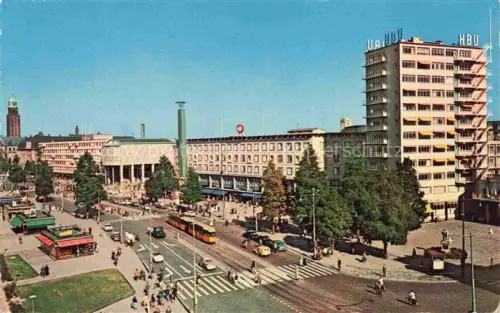 AK / Ansichtskarte STRAssENBAHN Tramway-- Rotterdam Coolsingel Boulevard