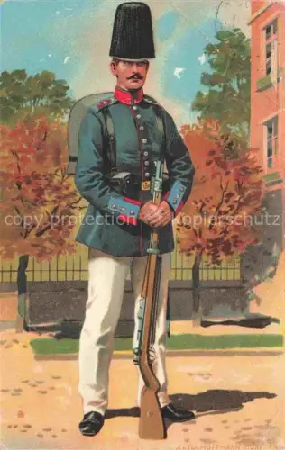AK / Ansichtskarte HOFFMANN Anton Militaria Kuenstlerkarte Soldat Gewehr 