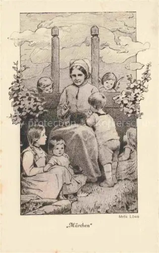 AK / Ansichtskarte LoeWE Meta Kuenstlerkarte Maerchen Kinder Child Enfants