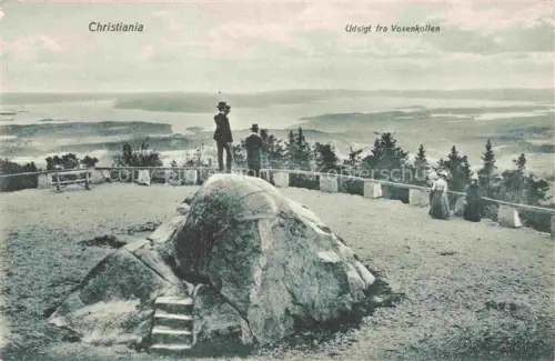 AK / Ansichtskarte Christiania Norge Udsigt fra Voxenkollen