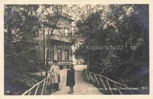 AK / Ansichtskarte Troldhaugen Trondheim Sor-Trondelag Norge Bjoernson og Grieg