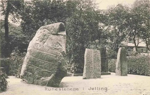 AK / Ansichtskarte Jelling Vejle DK Runestenene