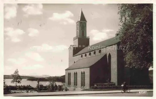 AK / Ansichtskarte oestersund Sweden Kyrkan